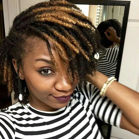 . Locs With Color, Yarn Dreads, Goddess Locks, Pretty Dreads, Short Locs, Beautiful Dreadlocks, Short Locs Hairstyles, Dreadlock Styles, Dreads Styles