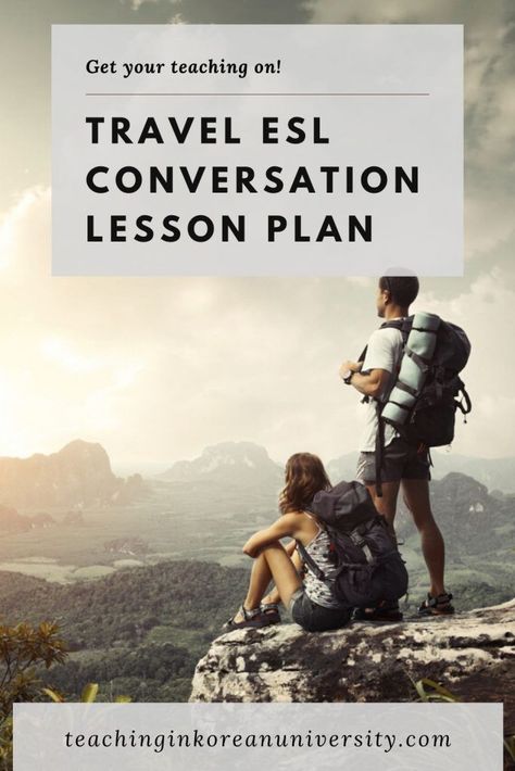 Check out this English conversation lesson plan on the topic of travel for teenagers or adults. This ESL lesson plan for travel is ideal for intermediate to advanced level English learners. Have some fun talking about travel with your TEFL students today.  #travel #traveling #vacation #refresh #lesson #lessons #lessonplan #lessonplan #travellesson #lessonplanning #teaching #teacher #teachingenglish #englishteacher #speaking #listening #conversation #conversationclass #englishspeaking #english Travel Conversation, Adverb Activities, English Listening, Teaching Esl, English Lesson Plans, Esl Teaching Resources, English Teaching Resources, Teaching English Abroad, Esl Vocabulary