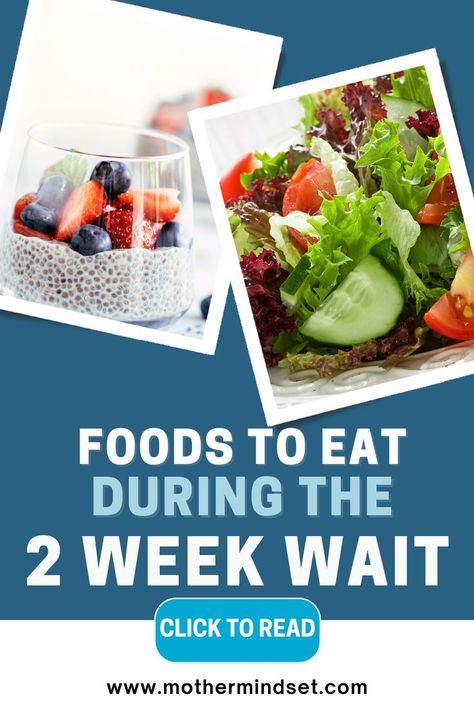 7 Foods to Eat During the two week wait Two Week Wait, 2 Week Wait, Fertility Smoothie, Fertility Foods, Balance Hormones Naturally, Fertility Diet, Good Foods To Eat, Healthy Pregnancy, Foods To Eat