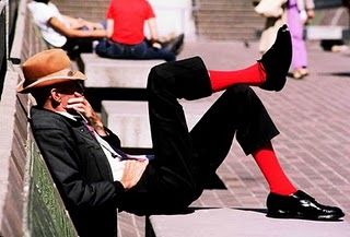 red socks ;) Red Socks Outfit, Red Sox Outfit, Socks Outfit Men, Bippity Boppity Boo, Socks Outfit, Red Socks, Sock Outfits, Socks Men, Colorful Socks