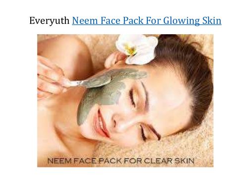 #NeemFacePackForGlowingSkin helps to clears the skin and gives glowing skin. Obličejové Masky, Homemade Face Pack, Face Mask For Blackheads, Avocado Face Mask, Homemade Facial Mask, Scrub Homemade, Homemade Face Mask, Acne Mask, Tumeric Face