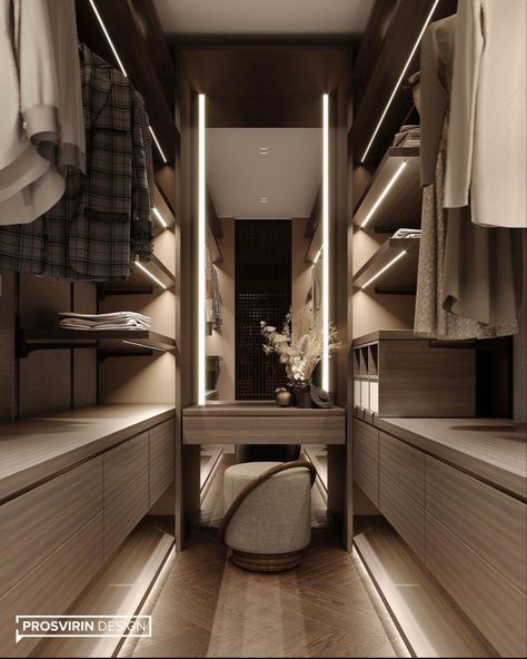 Walkin Closets Design, Small Closet Room, Modern Closet Designs, Small Closet Design, A Walk In Closet, Dream Closet Design, Walk In Closet Design, Closet Design Layout, Luxury Closets Design