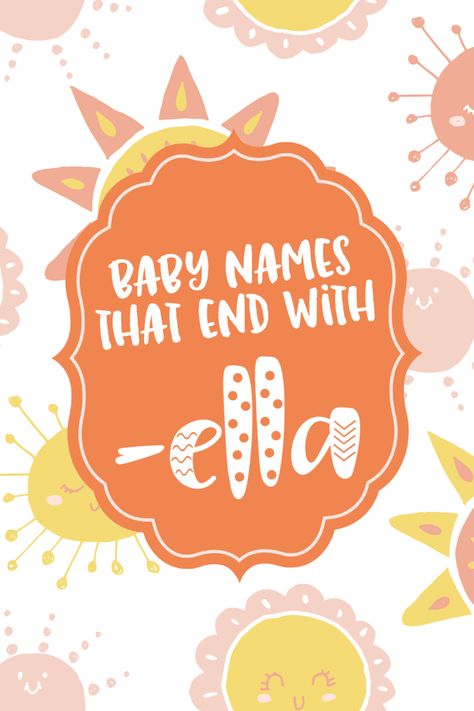 Fun baby names ending in -ella - #babynames #clickbabynames #bestbabynames #ella #bella #stella #firstnames Bella Name, Ella Name, Baby Name Generator, Hammered Gold Ring, Cool Baby Names, Engagement Rings Twisted, Staghead Designs, Floral Engagement Ring, The Perfect Girl