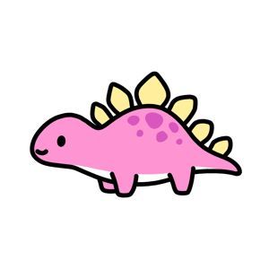 Cute Stegosaurus, Dino Drawing, Easy Dragon Drawings, Dinosaur Drawing, Cute Blue Wallpaper, Dinosaur Stickers, Little Doodles, Cartoon Dinosaur, Dragon Drawing