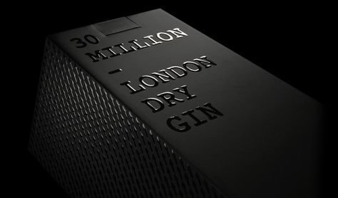 30 Million on Packaging of the World - Creative Package Design Gallery Gin Packaging, Black Packaging, Furniture Ads, Furniture Logo, Cool Packaging, Luxury Furniture Brands, Box Packaging Design, Spot Uv, Retail Design Blog