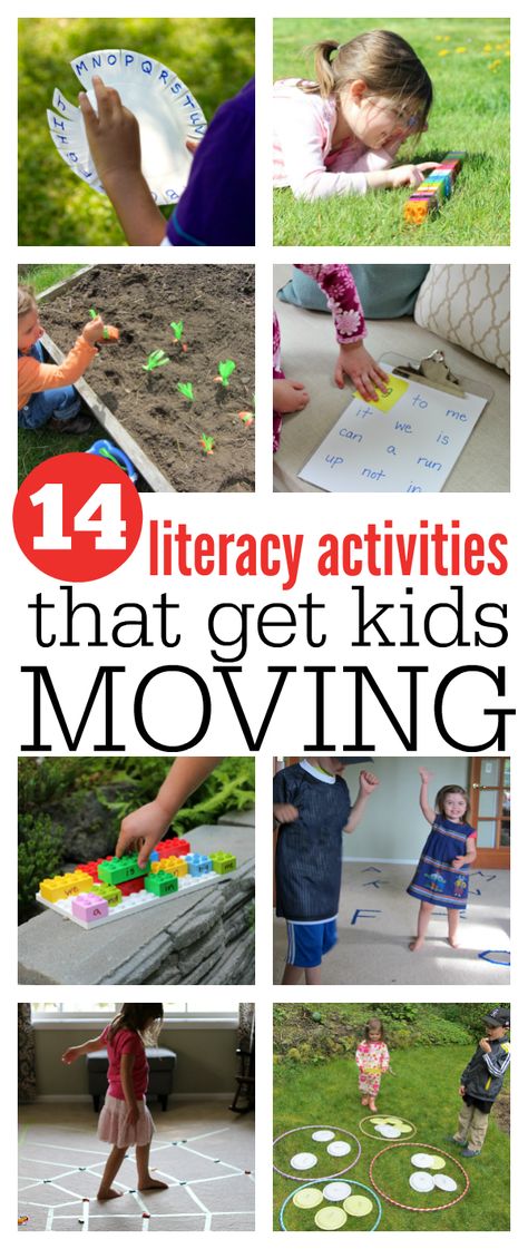 literacy activities for kids no time for flash cards Literacy Through Play, English Camp Ideas, Literacy Activities Elementary, Therapy Music, Kinesthetic Learning, Early Literacy Activities, Baby Montessori, Kids Literacy, Literacy Games