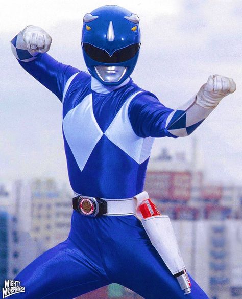 Blue Ranger Power Ranger Pfp, Blue Power Ranger, Original Power Rangers, Power Rangers Ninja Steel, Saban's Power Rangers, Blue Ranger, Power Rangers Samurai, Power Rangers Ninja, Boom Studios