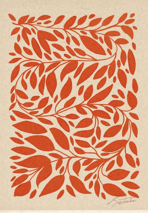 Botanical Sketches for a Warm September Botanical Sketches, Orange Poster, Autumn Illustration, 수채화 그림, Botanical Pattern, Art And Illustration, Pattern Illustration, Graphic Patterns, Botanical Illustration