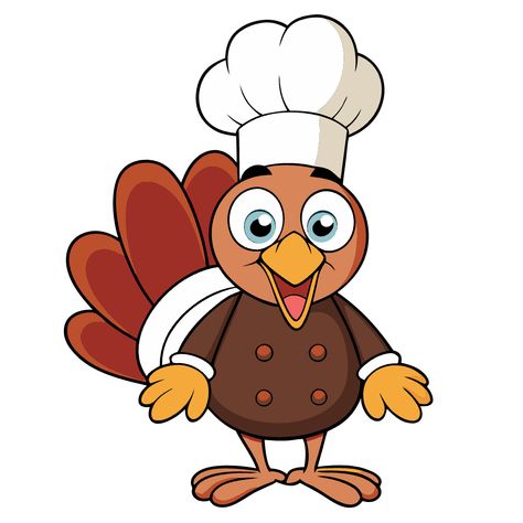 Cute Chef Turkey Clipart Pilgrim Hats, Turkey Clipart, Cartoon Turkey, Thanksgiving Clipart, Pilgrim Hat, Clipart Free, Chefs Hat, Free Clipart, Bright Eyes