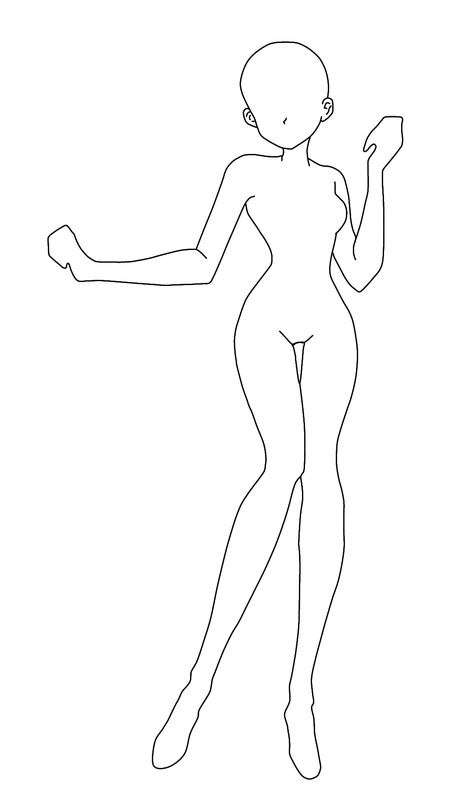 Body Sketches Female Pose, Body Base Drawing Clothing, Female Body Template, Fashion Illustration Poses, Human Body Drawing, Body Template, Fashion Illustration Collage, Body Shape Drawing, Drawing Tutorial Face