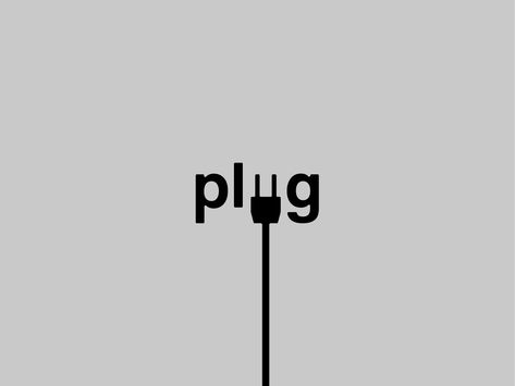 Plug Logo, Staff Development, Logotype Typography, Marketing Presentation, Bar Interior Design, English Worksheets For Kids, Artwork Ideas, Logotype Design, Lettering Logo