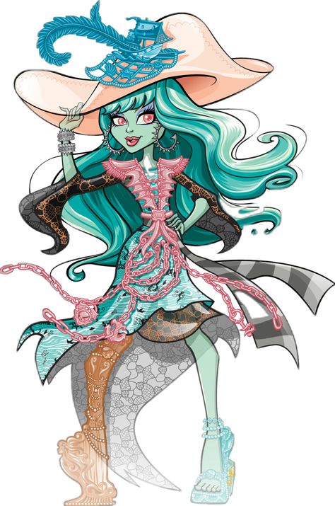 Porter Geiss, Vandala Doubloons, Kiyomi Haunterly, Pirate Ghost, History Cartoon, Monster High Makeup, Monster High Costume, Arte Monster High, Monster High Pictures