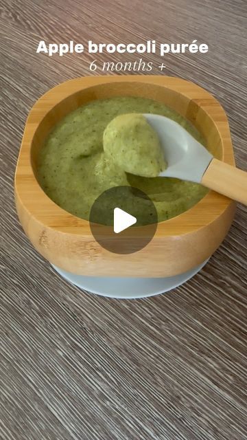 Mindsmaking on Instagram: "Apple Broccoli purée 🍎 🥦 |  This homemade Apple and Broccoli Purée is packed with nutrients to support your little one’s growth and development. 🌱👶🍽️ 

Ingredients:
- 2 apple
- 1  broccoli 
- 1 tbsp olive oil

Instructions:
1. Peel and core the apple, then cut it into small chunks.
2. Steam the apple chunks and broccoli florets until they are soft and tender.
3. Once steamed, transfer the apple and broccoli to a blender or food processor.
4. Add the olive oil to the blender.
5. Blend everything together until you achieve a smooth and creamy consistency.
6. Let the purée cool down before serving it to your little one.

Bamboo bowl from @ecorascals you can use code Littlebelly to get 15% off on all @ecorascals products. They ship worldwide.

#babyfood #baby #b Broccoli Puree Recipes, Broccoli Puree Baby, Baby Broccoli Recipe, Apple Baby Food, Broccoli Puree, Bamboo Bowl, Baby Puree, Growth And Development, Homemade Apple