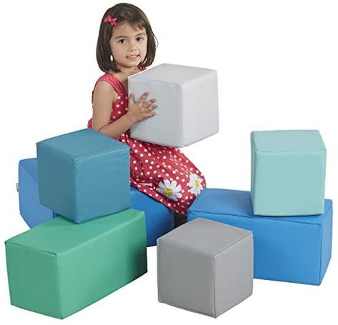 Amazon.com: ECR4Kids Softzone Foam Big Building Blocks, Soft Play For Kids (7-Piece Set), Big Blocks, Contemporary: Industrial & Scientific Foam Building Blocks, Preschool Learning Toys, Baby Activity Mat, Blocks For Toddlers, Play For Kids, Baby Learning Toys, Soft Blocks, Big Building, Learning Toys For Toddlers