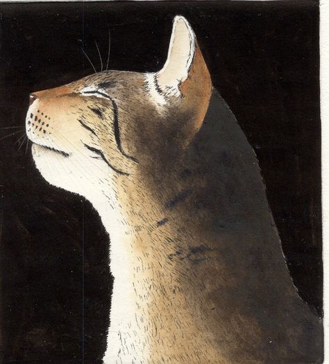 'Keeping Up Appearances' by Kay McDonagh. Etchings available. Kay Mcdonagh, Painted Cats, Keeping Up Appearances, Cat Illustrations, Printmaking Art, Bear Dog, Print Graphic, Cat Portraits, Cat Illustration