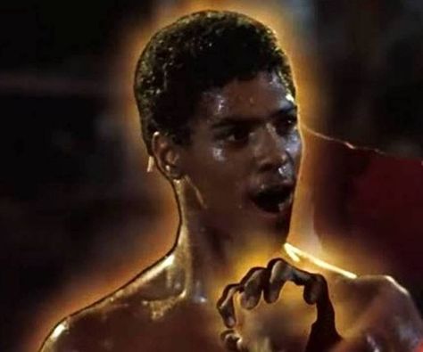 The Last Dragon.. Sho- nuff Martial Art Uniform, Dragon Star, I Love My Hubby, The Last Dragon, Enter The Dragon, Film Images, Funny Scenes, 80s Movies, We Movie