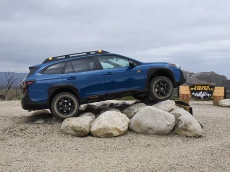 The Subaru Outback Wilderness Is The Perfect Off-Road Capable Everyday Vehicle Subaru Outback Camping, Outback Camping, Subaru Outback Offroad, Subaru Outback Wilderness, Outback Wilderness, Plastic Cladding, Hiking Ideas, Subaru Models, Volvo V60