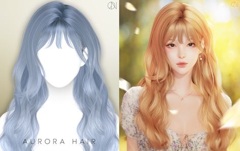 Sims 4 Cc Hair Female Realistic, Ts4 Cc Free, Sims 4 Cc Asian Hair, Ts4 Female Hair, S4cc Hair, Sims 4 Cc Patreon, Japanese Short Hair, Cc Patreon, Cc Sims4