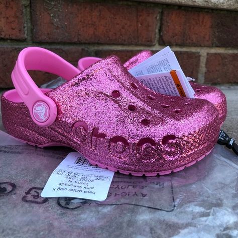 Crocs Logo, Styling Crocs, Crocs Pink, Shimmer And Shine, In The Spotlight, Water Shoes, Perfect Pair, Kids Shop, Clogs