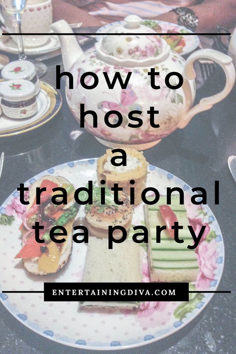 How To Host A Traditional Tea Party Traditional Tea Party, Host A Tea Party, Scones And Clotted Cream, Serving Buffet, Tea Party Ideas, Scone Recipes, Making Iced Tea, English Tea Party, Afternoon Tea Recipes