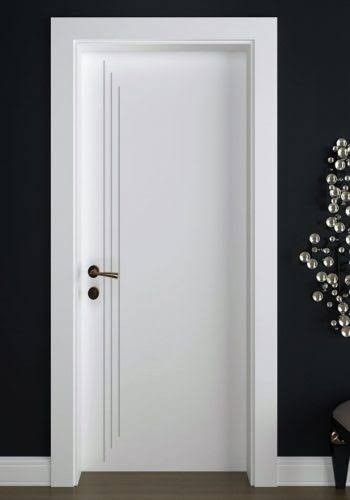 Interior Door Makeover, White Interior Door, Latest Door Designs, Flush Door Design, Door Makeover Diy, White Internal Doors, Door Design Photos, House Main Gates Design, Flush Door