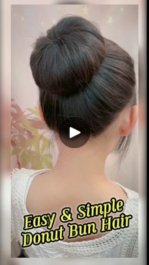 13K views · 62 reactions | Tutorial for making donut bun hairstyle |  hair style | hair bun style

#bunhairstyle #simplehairstyle #hairstyle #kapsel #coiffure #peinado #penteado #acconciatura #прическа #χτένισμα  #comitatus #髪型  #헤어스타일  #تسيحةشعر  #ทรงผม #kiểutóc #mtindowanywele #isitayelasezinwele #hararanĝo #haarstil #saçmodeli #fryzura #účes #зачіска #coafură #прическа #hiustyyli #frisyr #frisyre #hárgreiðsla | Batik Solo Pekalongan - Azza Batik | Batik Solo Pekalongan - Azza Batik · Original audio Donut Buns Hairstyle, Easy Hair Buns For Medium Hair, Big Messy Buns, Donut Bun Hairstyles, Bun Style, Making Donuts, Donut Bun, Diy Hair Masks, Big Bun