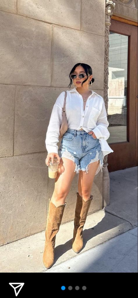 Elevated Cowboy, Outfits Cowboy Boots, Dress And Cowboy Boots Outfit, Cowboy Boots Outfit, Outfit Botas, Dresses With Cowboy Boots, Cute Outfit Ideas, The Ray, Nashville Outfits