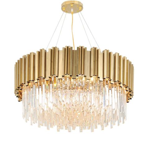 Dining Room Lamps, Crystal Chandelier Living Room, Chandelier Living Room Modern, Led Crystal Chandelier, Tiffany Lamp, Large Chandelier, Round Lamp, Crystal Chandelier Lighting, Led Light Fixtures