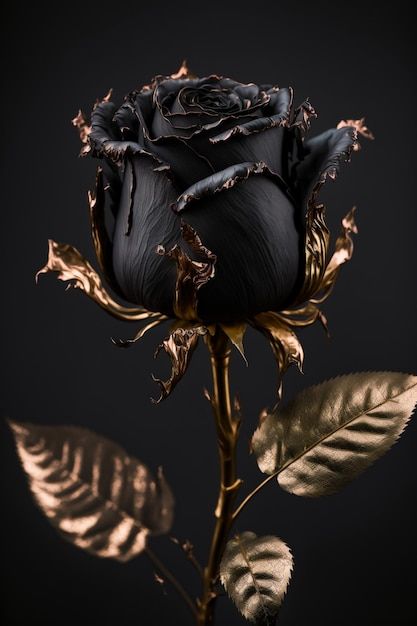 Black Flowers Wallpaper, Fun Wallpapers, Black Roses Wallpaper, Black And Gold Aesthetic, Gothic Flowers, Roses Wallpaper, Gold Items, Nice Photos, Beautiful Flowers Photos