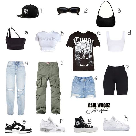 Asia Woodz Outfits, Summer Outfit Inspo Baddie, Style Leggings Outfit, Make Your Own Outfit, Outfits Inspo Baddie, Baddie Outfits Summer, Leggings Outfit Ideas, Printed Blouses, School Fit