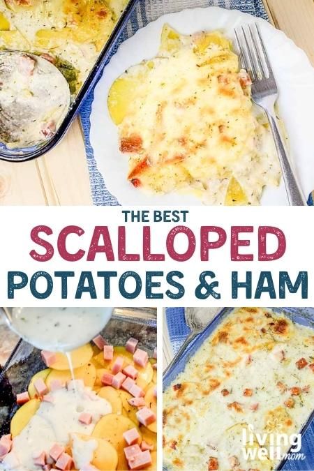 Scalloped Potatoes And Ham For A Crowd, Best Scalloped Potatoes And Ham, Scalloped Potatoes And Ham Recipe, Baked Scalloped Potatoes, Scalloped Potato Casserole, Ham Sauce, Easy Scalloped Potatoes Recipe, Best Scalloped Potatoes, Potatoes And Ham