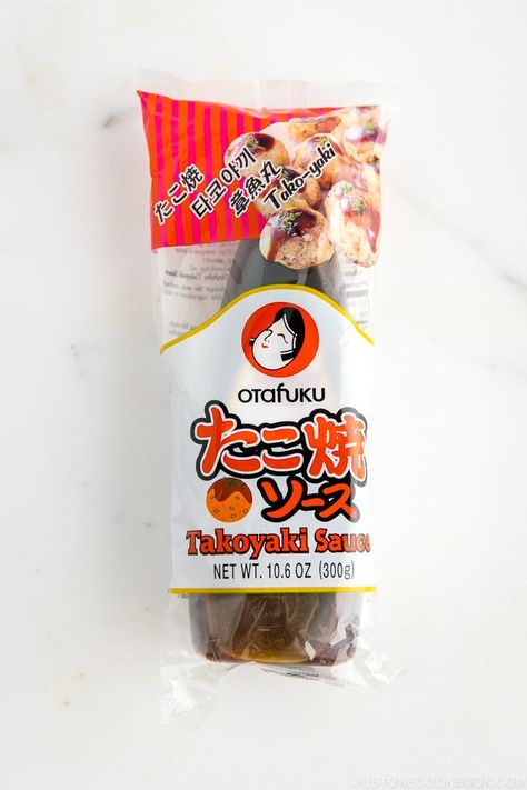 Takoyaki Sauce Takoyaki Sauce, Octopus Balls, Brown Sauce, Sweet Savory, Sauce Recipes, Dumplings, Japanese Food, Chip Bag, Octopus