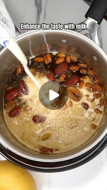 My Mum's Flavour on Instagram: "[Recipe] Craving for a sweet yet healthy beverage?

Then you have to try this delicious Red Date Milk Tea recipe! This recipe does not use any tea leaves, but the Chinese call it a tea (红枣茶) because of the colour.

If you are fan of Bubble Milk Tea, change to this instead for the health benefits! According to Traditional Chinese Medicine (TCM), Chinese Brown Sugar is used to boost energy and for blood regeneration. All the other ingredients used are also beneficial for health 😀

Ingredients
Red dates, 5 pieces cut in halves
Chinese Brown Sugar, 1 cube (this can be replaced with powdered version too) 
Ginger, 3 slices
Goji Berries, 2 tsp
Drinking water, 300ml
Pure Milk, 200ml

1) Add red dates, Chinese brown sugar, ginger slices, goji berries and water into Date Milk, Milk Tea Recipe, Milk Tea Recipes, Ginger Slice, Bubble Milk Tea, Morning Drinks, Red Dates, Tea Recipe, Traditional Chinese Medicine