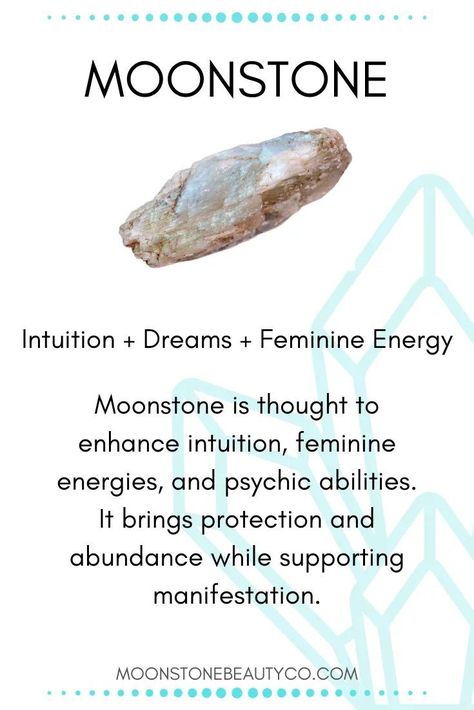 Moonstone Crystal Meaning, Work Crystals, Moonstone Meaning, Crystal Guide, Crystals Healing Properties, Spiritual Crystals, Gemstone Meanings, Crystal Therapy, Moonstone Crystal