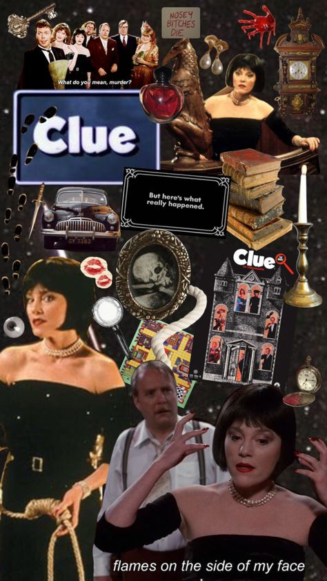 Mrs White Clue Costume Ideas, Clue Mrs White Costume, Clue Movie Tattoo, Mrs White Cluedo Costume, Yvette From Clue, Miss Scarlet Clue Movie, Clue Movie Aesthetic, Mrs White Clue Movie, Clue Themed Party