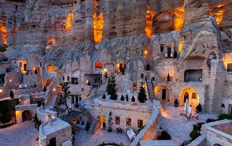 Yunak Evleri Cave Hotel Cappadocia Turkey Fairy Chimneys, Fairy Chimneys Turkey, Turkey Honeymoon, Best Places In Italy, Unusual Hotels, Cave Hotel, Turkey Destinations, Cappadocia Turkey, Romantic Hotel