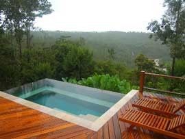 infinity edge plunge pool...although the deck i could do without Small Terraced House, Belize Hotels, Dipping Pool, Stock Tank Pool, Spa Design, Small Pool, Plunge Pool, Small Backyard Pools, Pool Decks