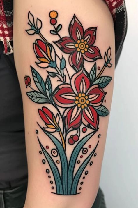 December Birth Flower Tattoo Ideas January Birth Month Tattoo, Birth Month Flower Tattoos December, Poinsettia Tattoo, December Flower Tattoo, December Tattoo, December Birth Flower Tattoo, January Flowers, Birth Flower Tattoo Ideas, December Flower