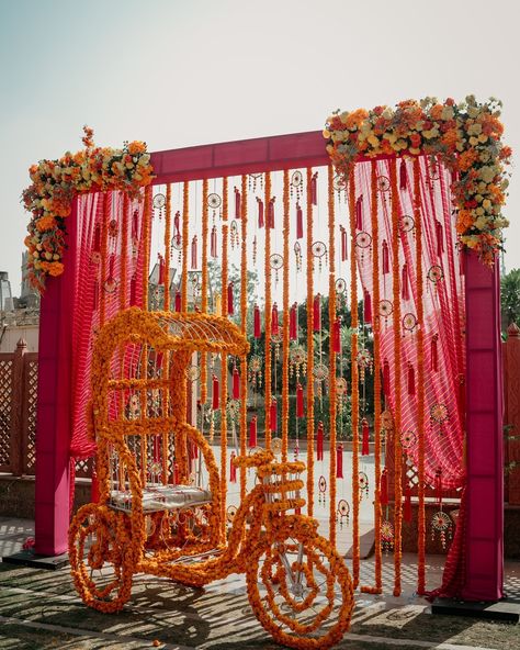 A symphony of colors and traditions at Mayra’s function! 🌟🎉 From the welcoming elaichi mala to the mesmerizing dances and radiant decor – every moment was pure Rajasthani magic. 🌈✨💃 #CelebrationInStyle #RajasthaniElegance Mayra Invitations, Mayra Function Dress Theme, Mayra Decor, Mayyur Girotra, Indian Wedding Mayra Decor, In This Moment, Pure Products, Celebrities, Color