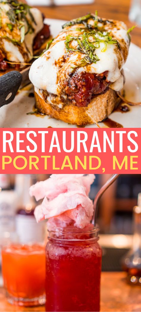 Whether you're planning a trip or you're a local, here are some of the Best Restaurants in Portland, Maine! From bakeries to speakeasies, this charming coastal city in New England has it all! #portlandmaine #maine #travel #foodguide Portland Maine Outfit Summer, Maine Outfits, Portland Maine Restaurants, Maine Attractions, Maine Summer, Traveling Ideas, Visit Maine, Maine Vacation, Coastal City