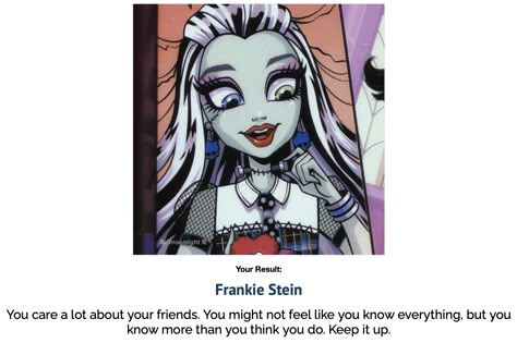 Which Monster High Character Are You, Monster High Quiz, Idrlabs Quiz, What Character Am I, G1 Monster High, Michaela Core, Uquiz.com Quizzes, Interactive Pins, Witch Quiz