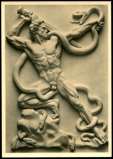 Arno Breker, Degenerate Art, Classic Sculpture, Greek Sculpture, Relief Sculpture, Mythology Art, Classical Art, Figurative Sculpture, Anatomy Art