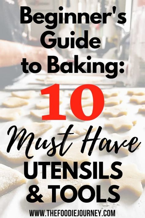 Baking Beginner, Baking Essentials Tools, Baking Tips And Tricks, Baking For Beginners, Retro Desserts, Baking Gadgets, Baking Secrets, Kitchen Staples, Warm Desserts