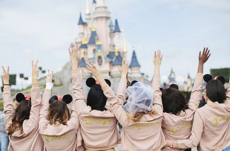 Disneyland Hen Party, Disney Hen Do, Disney Hen Party Ideas, Disney Bridesmaids, Disney Bachelorette Parties, Disney Bachelorette, Bachelorette Bachelor Party, Hen Weekend, Vegas Bachelorette