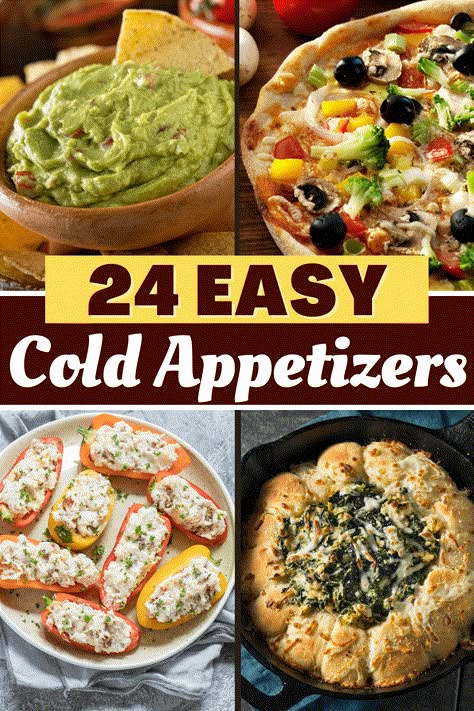 Looking for some easy cold appetizers for your next party? From finger foods to dips, these recipes come together in just minutes and taste phenomenal. Easy Cold Appetizers, Appetizer Recipes Cold, Cold Finger Foods, Easy Cold, Mini Pizzas, Appetizers Easy Finger Food, Best Appetizer Recipes, Finger Foods Easy, Cold Appetizers