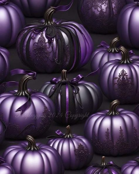 Purple Pumpkin, Purple Halloween, All Things Purple, Purple Rain, Shades Of Purple, Trick Or Treat, Cool Stuff, Halloween Costumes, Shades