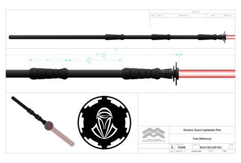 ESG Lightsaber Pike Lite by TrapperMitch Force Unleashed Concept Art, Lightsaber Pike, Imperial Royal Guard, Force Unleashed, Custom Lightsaber, The Force Unleashed, Lightsaber Design, Edge Of The Empire, Star Wars Characters Pictures