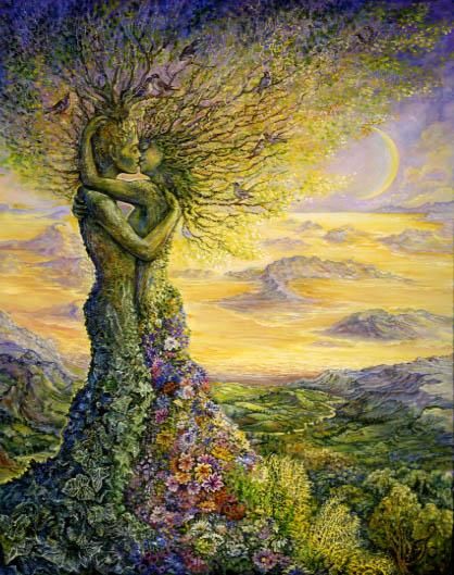 Josephine Wall, Charcoal Drawings, Arte Fantasy, Spiritual Art, Twin Flame, Tree Art, Urban Art, Mother Earth, A Tree