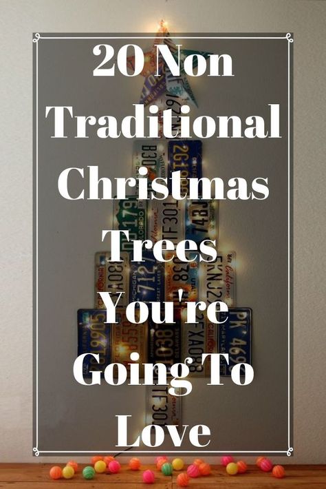 20 Fake Christmas Trees You're Gonna Love- Christmas is right around teh corner. Not everyone is into the classic pine Christmas tree and thats okay! Give your home the Christmas spirit with a DIY fake Christmas tree. #hometalk #Christmas #tree #faketree #diy #diychristmas #christmas #christmasdecor #holiday #holidaydecor #winter #winterdecor #home Christmas With No Tree, Homemade Christmas Tree Ideas, Diy Fake Christmas Tree, Diy Xmas Tree Ideas, Spray Paint A Christmas Tree, Non Tree Christmas Tree Ideas, Memorial Christmas Tree Ideas, Narrow Christmas Tree Ideas, Christmas Tree Festival Ideas