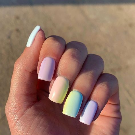 Summer Ombre Nails, Ombre Nail Ideas, Best Summer Nail Color, Ombre Manicure, Ombre Nail, Nail Art Techniques, Cute Summer Nails, The Everygirl, Rainbow Nails